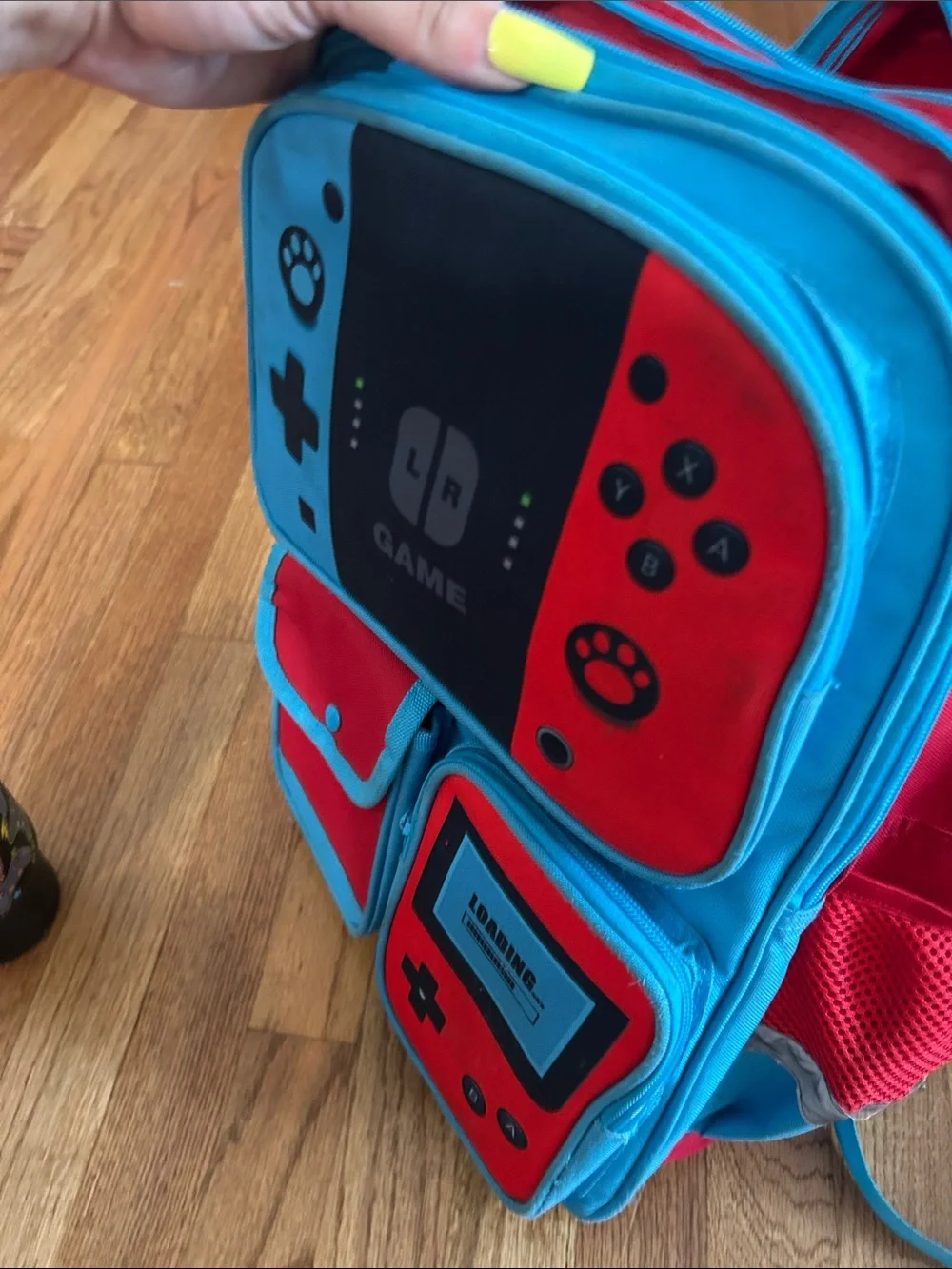 Game Over Video Game School Bookbag and Water Bottle - Pre K Kindergarten